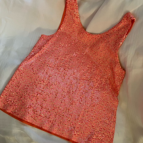 J Crew sequined silk shell - Picture 1 of 3